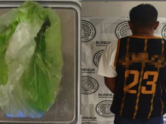 Policías del Mando Coordinado detuvieron a un sujeto en poder de 19 grs de sustancia granulada al parecer cristal
