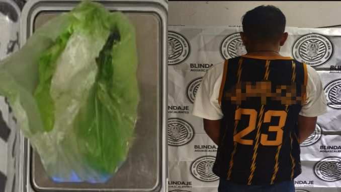 Policías del Mando Coordinado detuvieron a un sujeto en poder de 19 grs de sustancia granulada al parecer cristal