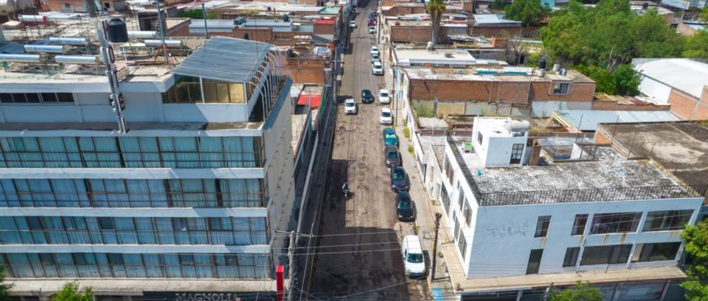 Inicia Municipio de Aguascalientes rehabilitación de la calle Josefa Ortiz de Domínguez en el Barrio de El Encino