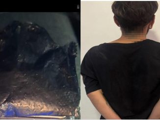 Policías Estatales detuvieron en el fraccionamiento Lomas del Chapulín a un sujeto en poder de bolsa con sustancia granulada al parecer cristal