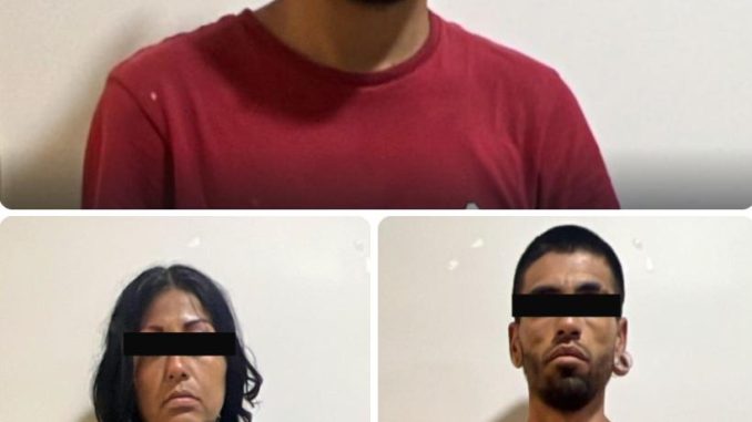 Policía Municipal asegura a tres personas por presunto robo a casa-habitación en Circunvalación Norte