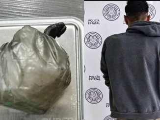 Policías Estatales detienen a sujeto en poder de sustancia granulada al parecer cristal en VNSA