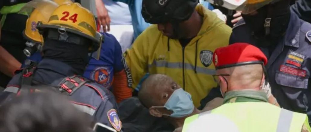 Suman 33 personas rescatadas con vida tras devastadores terremotos en Venezuela