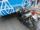 Policía Vial atiende choque entre motocicleta y camión de transporte público en Av. Siglo XXI