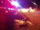 Policías Estatales atienden reporte de accidente tipo salida de camino en el que resultó lesionado un motociclista, en el Municipio de San José de Gracia