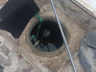 Policías Estatales atienden reporte de persona sin vida localizada en el interior de un aljibe, en la comunidad de Santa Rita de El Llano