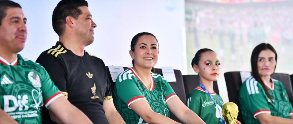 El Mundial se vive en comunidad; Tere Jiménez pone en marcha "Gigantes del Mundial Social" con actividades para toda la familia