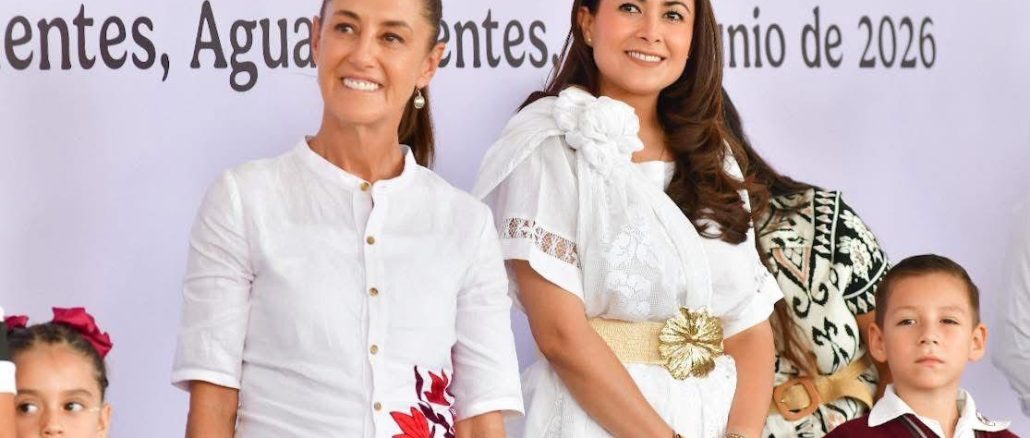 En Aguascalientes, Gobernadora Tere Jiménez y Claudia Sheinbaum entregan Becas “Rita Cetina”