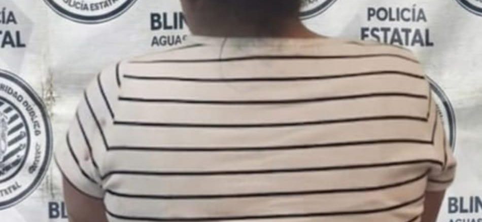 Mujer señalada como partícipe en riña donde resultó lesionado un sujeto con heridas por arma blanca fue detenida por Policías del Mando Coordinado en Jesús María