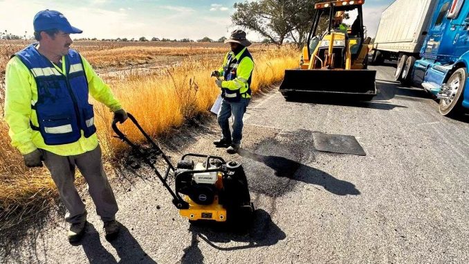 Más de 100 carreteras y caminos han sido rehabilitados en Aguascalientes durante 2026
