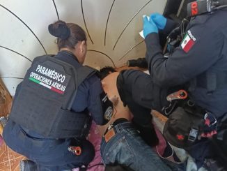 Atienden Policías Municipales reporte de persona lesionada por riña en el fraccionamiento Insurgentes