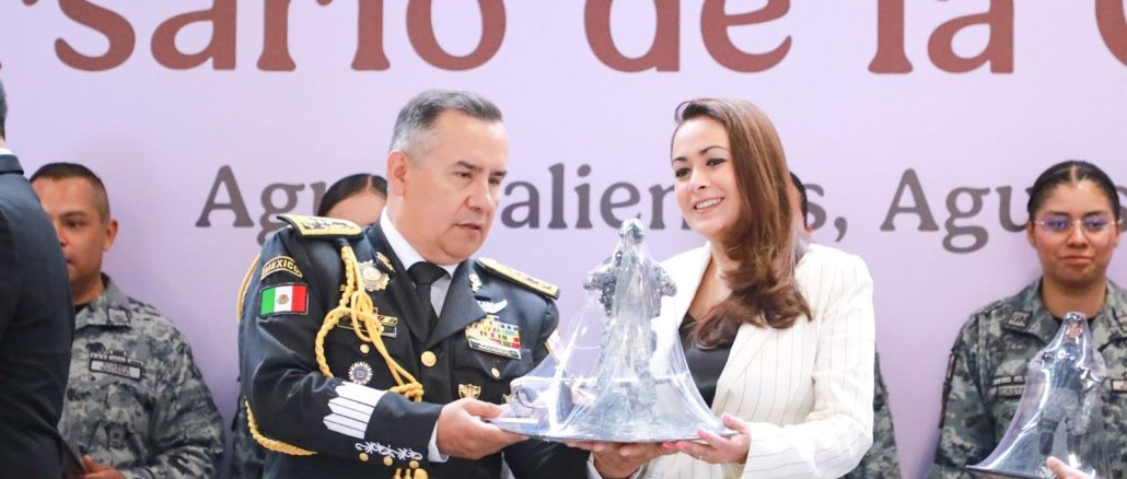Gobernadora Tere Jiménez fortalece su Alianza con la Guardia nacional por la Seguridad de Aguascalientes