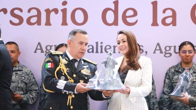 Gobernadora Tere Jiménez fortalece su Alianza con la Guardia nacional por la Seguridad de Aguascalientes