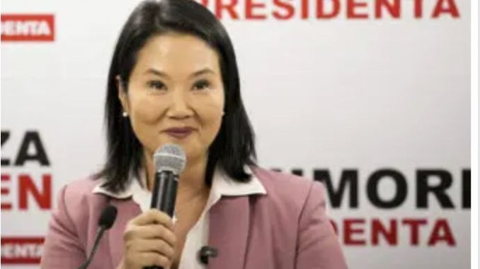 Keiko Fujimori gana la presidencia de Perú tras completarse el 100% del escrutinio