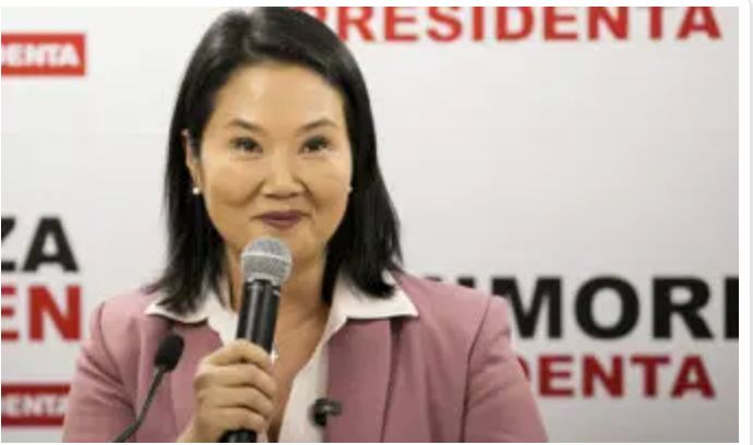 Keiko Fujimori gana la presidencia de Perú tras completarse el 100% del escrutinio