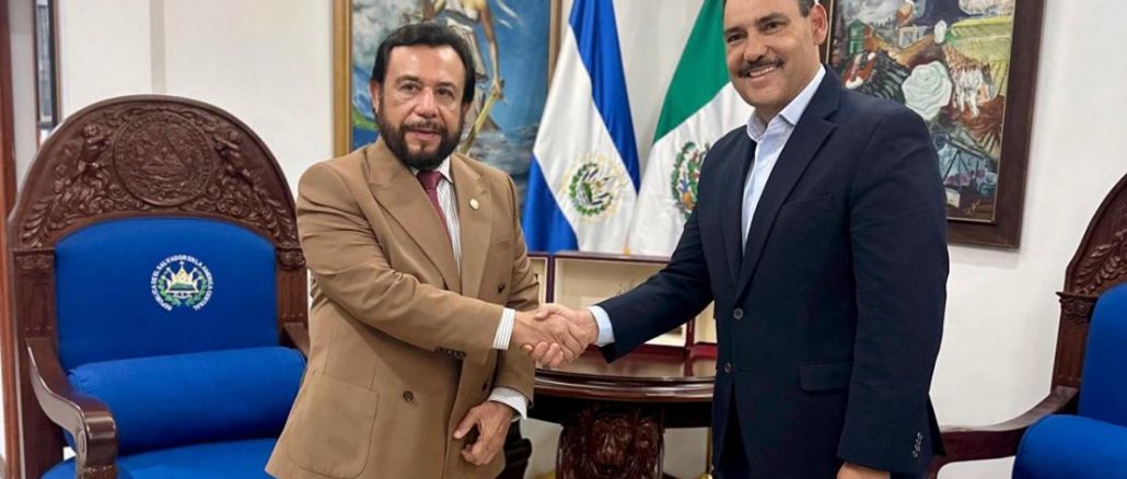 Senador Toño Martín del Campo, se reúne con el vicepresidente de El Salvador