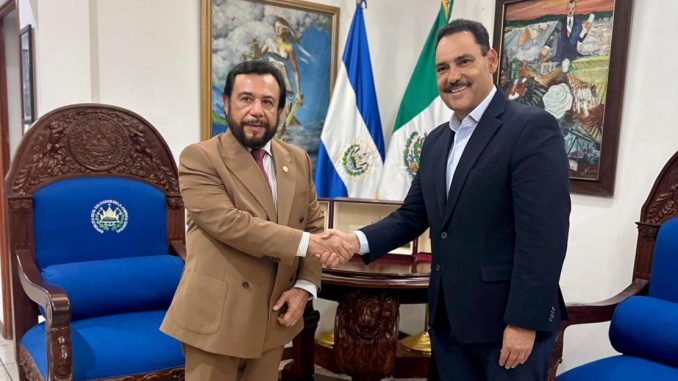 Senador Toño Martín del Campo, se reúne con el vicepresidente de El Salvador