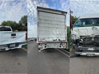 Choque por alcance entre tres vehículos que se registró sobre la carretera 45 norte en el Municipio de Pabellón de Arteaga fue intervenido por Policías Estatales de Carreteras