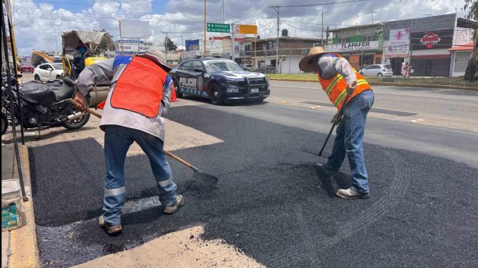 Mantiene Municipio de Aguascalientes Jornada permanente de bacheo intensivo