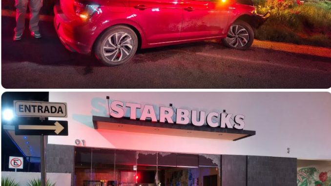 Policía Vial atiende choque múltiple y daños a establecimiento en el fraccionamiento Trojes de Alonso