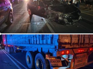Policía Vial atiende accidente en Bajío de las Palmas