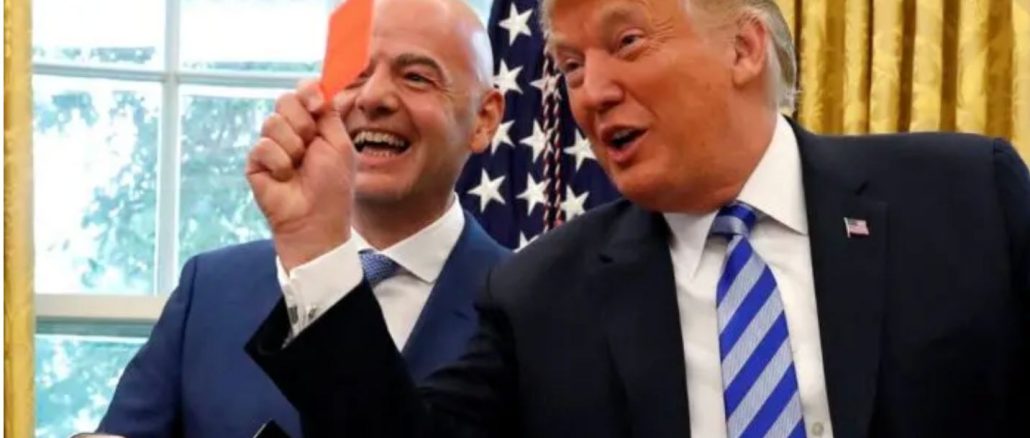 Trump vuelve a demostrar que EE.UU. pasa primero, incluso en el futbol