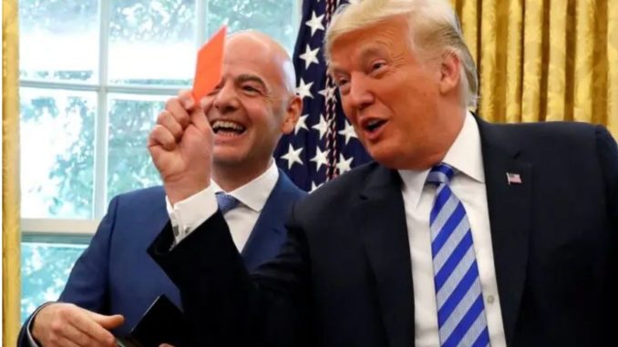 Trump vuelve a demostrar que EE.UU. pasa primero, incluso en el futbol