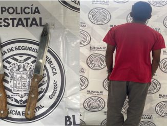 En poder de dos armas prohibidas fue detenido un sujeto por el Mando Coordinado en Pabellón de Arteaga