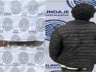 En poder de un arma prohibida fue detenido por Policías del Mando Coordinado un sujeto en el Municipio de Jesús María