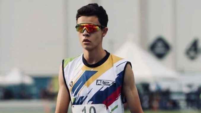 Tiene 15 años y ya cuenta con un récord Nacional en atletismo, esa es la historia de Mateo Picazo