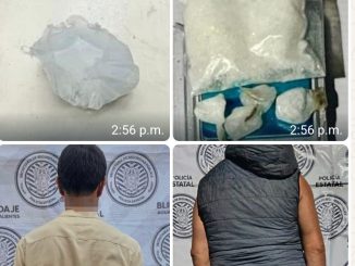Elementos de la Policía Estatal detienen a dos personas por delitos contra la salud como resultado de los operativos de vigilancia del Mando Coordinado