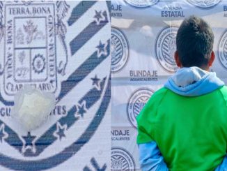 Elementos del Mando Coordinado detienen a sujeto en posesión de presuntas sustancias ilícitas en el Municipio de Asientos