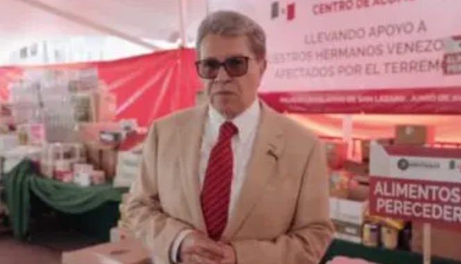 Monreal: Solo 5 de 500 diputados han donado víveres a Venezuela
