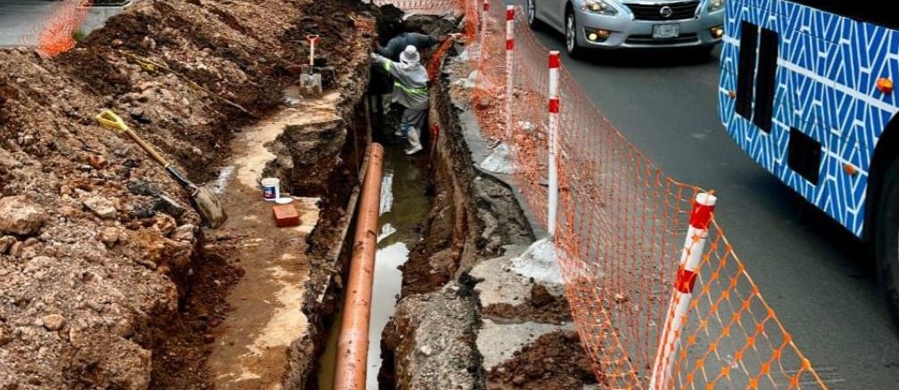 Leo Montañez rehabilitó red de drenaje en el fraccionamiento Las Brisas