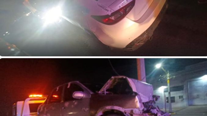 Policía Vial atiende choque múltiple en Av. Tecnológico