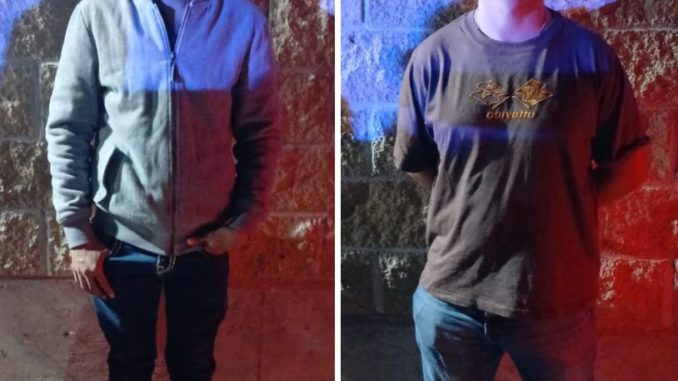 Asegura Policía Municipal a dos personas por la presunta portación de arma dr fuego en Villas de San Nicolás