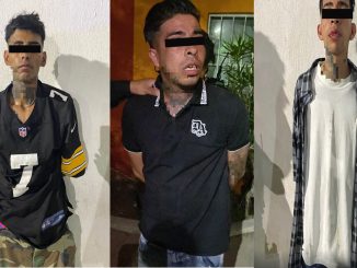 Asegura Policía Municipal a tres personas por portación de arma prohibida en la colonia Ojo de Agua