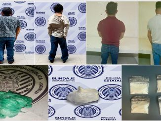 Policías del Mando Coordinado mantienen los Operativos de vigilancia en la detección de sustancias ilícitas capturando a cuatro sujetos por presuntos delitos contra la salud en Jesús María y Tepezalá