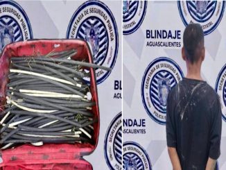 Policías del Mando Coordinado detienen a presunto responsable de robo de cableado de alumbrado público en el Municipio de Jesús María