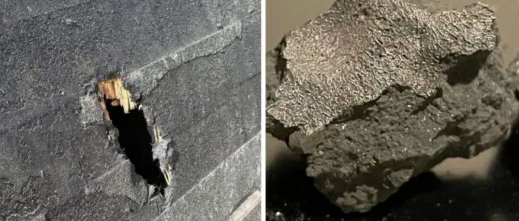 Meteorito que cayó en casa de EE.UU. revela datos sobre componentes fuera de la Tierra para la vida