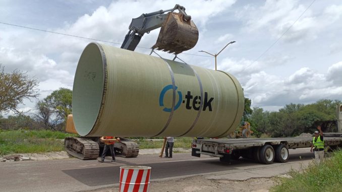 Avanza Municipio de Aguascalientes en rehabilitación de colector pluvial en Blvd Juan Pablo II