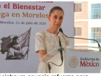 Sheinbaum anuncia refuerzo para Cuautla; Morelos registra ocho homicidios durante su gira