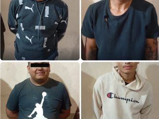 Policía Municipal asegura a cuatro sujetos generadores de riñas en la colonia Insurgentes