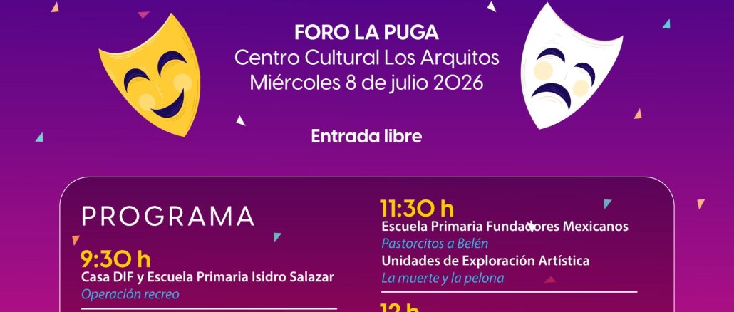 🎭 Te invitamos a disfrutar del Encuentro de Grupos de Difusión de Teatro PROARTE 🎭