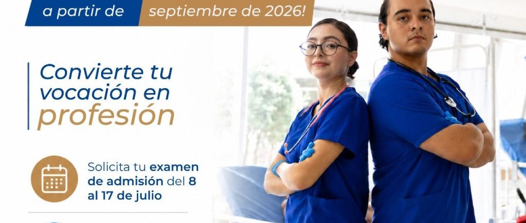 ¿Quieres estudiar Enfermería? estás a tiempo, inscríbete!!