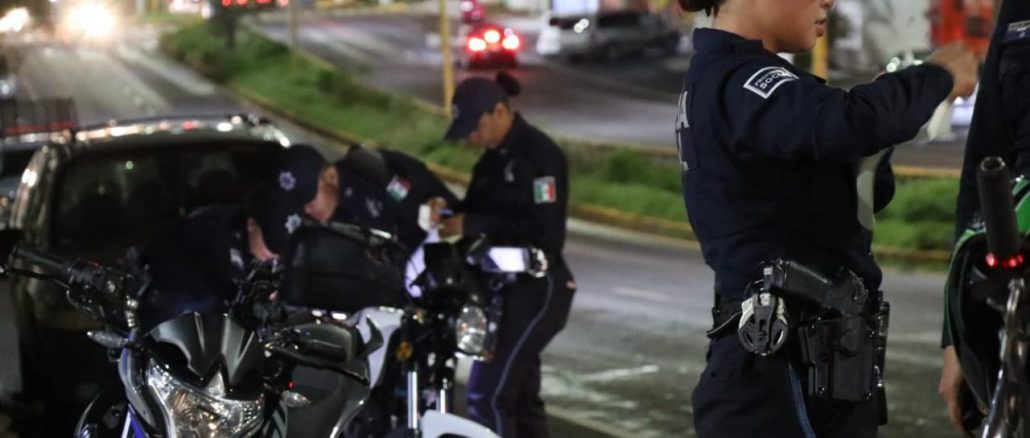 Policía Vial asegura 12 motocicletas durante el operativo Motero en Av. Rodolfo Landeros