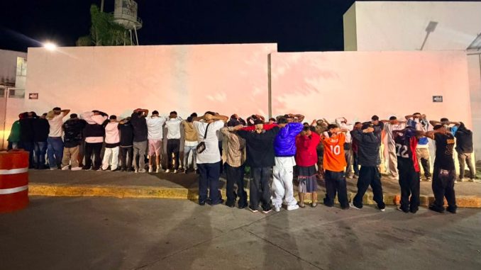 Implementa Grupo Antipandillas Operativo preventivo en la zona oriente; 33 personas fueron aseguradas por faltas administrativas