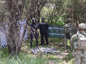 Elementos del Mando Coordinado en conjunto con autoridades de los tres niveles de gobierno aseguran narcótico durante recorridos del Operativo Blindaje Aguascalientes en Jesús María