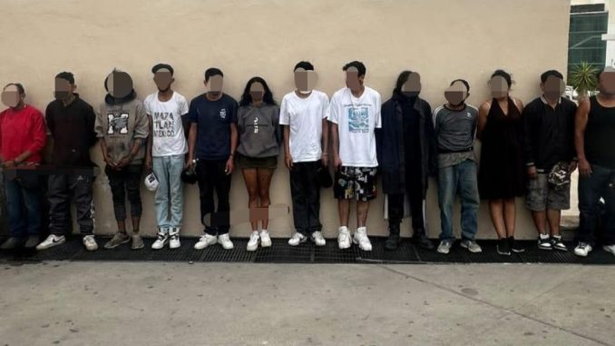 Operativo Antipandillas implementado por la SSPE en el Municipio de Aguascalientes arroja 14 detenidos en las últimas horas