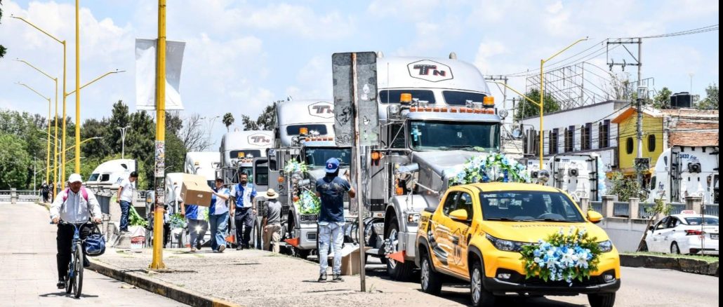 Anuncia Seguridad Pública Municipal cierres viales por Peregrinación de transportistas 2026